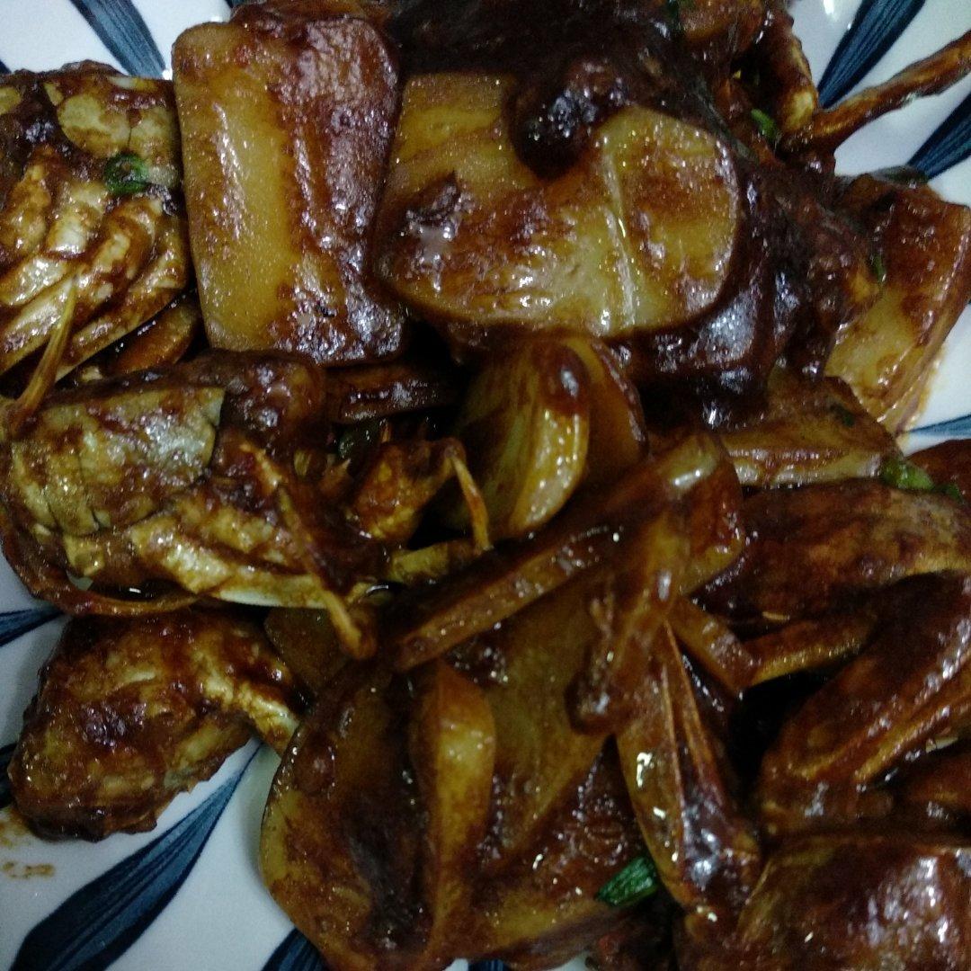 毛蟹炒年糕