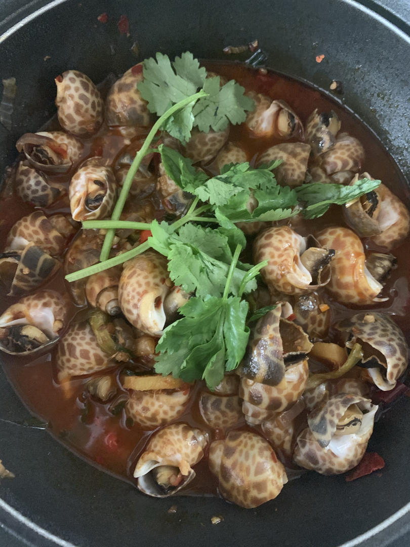 辣酒煮花螺