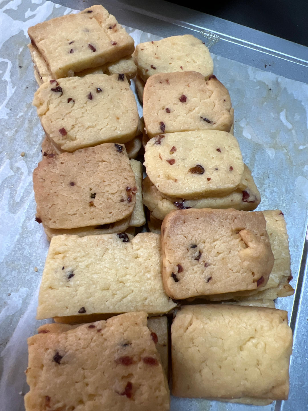 蔓越莓曲奇饼干 最最最简单的黄油饼干