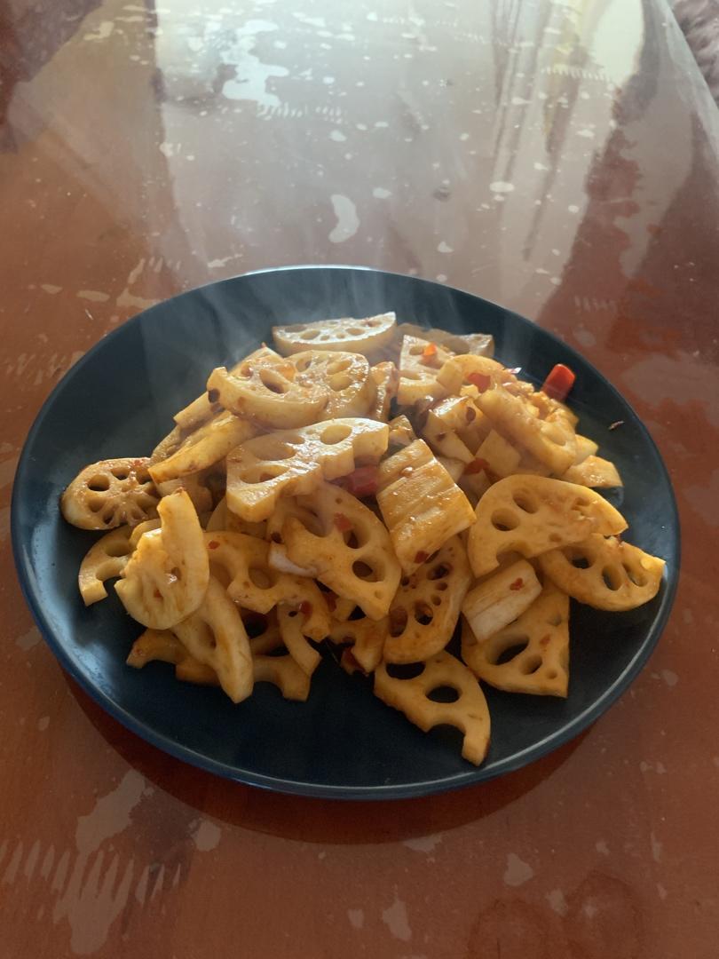 辣炒藕片