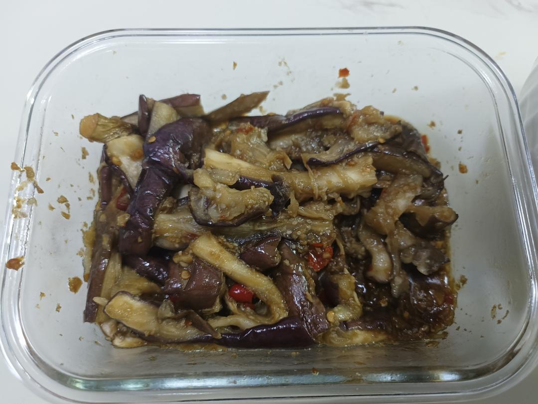 5分钟准备一人食 无油低脂微波炉/蒸蒜蓉茄子——减肥美食12