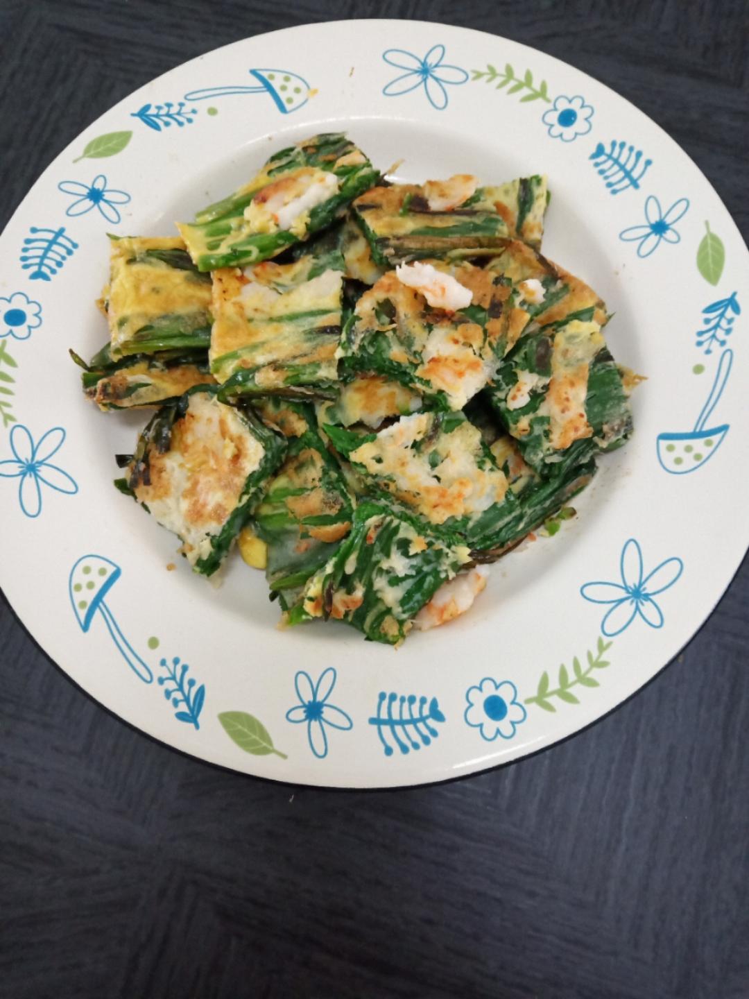 超正的韩式泡菜饼 韭菜饼 海鲜饼