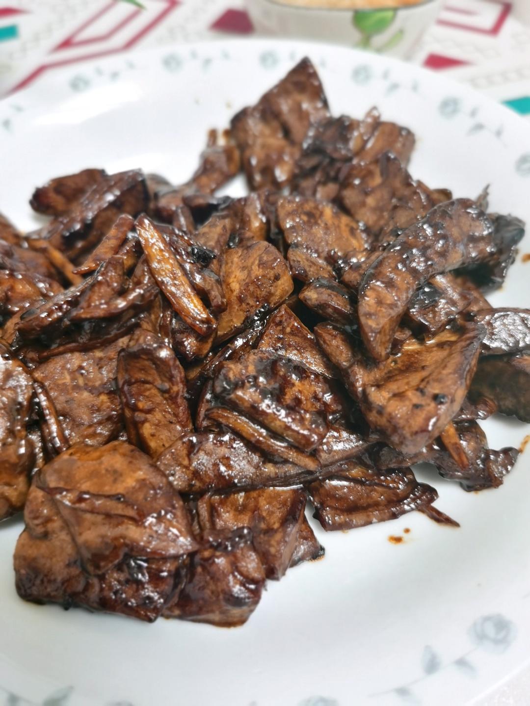 香煎猪肝