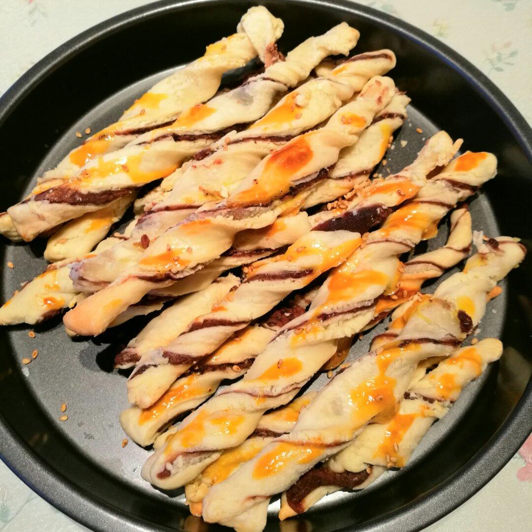 豆沙扭扭酥