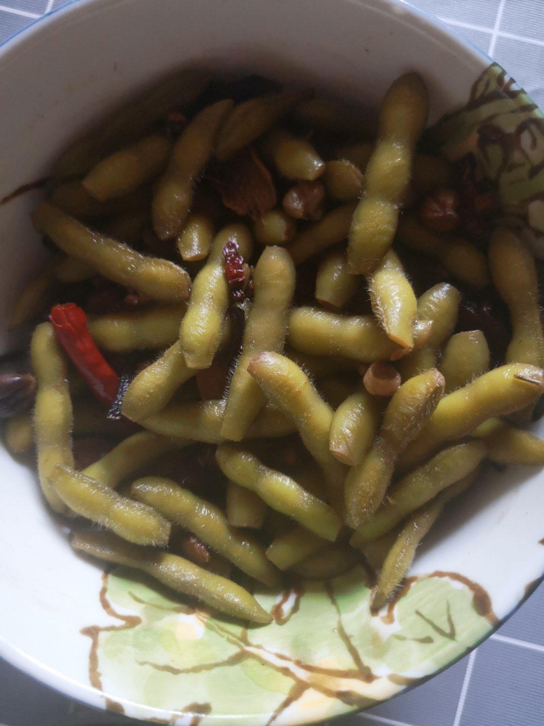 凉拌毛豆（五香煮花毛）