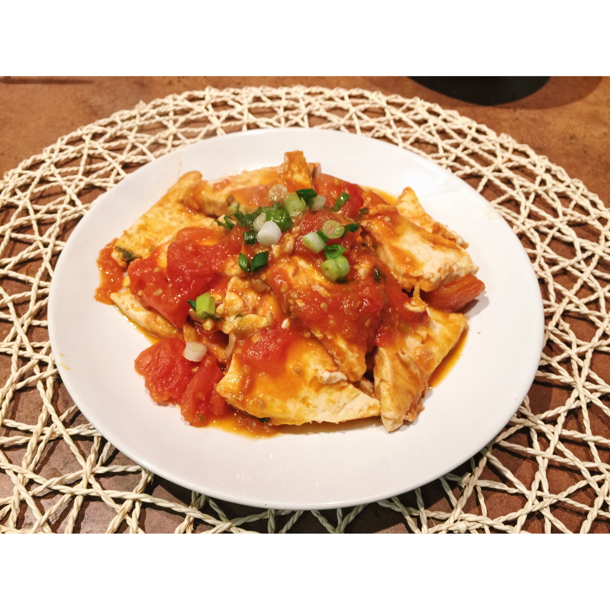西红柿烧豆腐