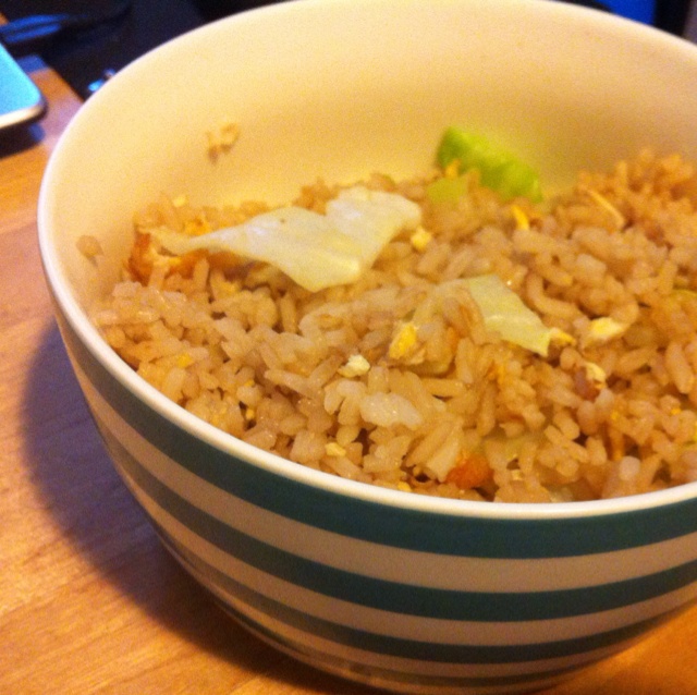 傻瓜版酱油炒饭