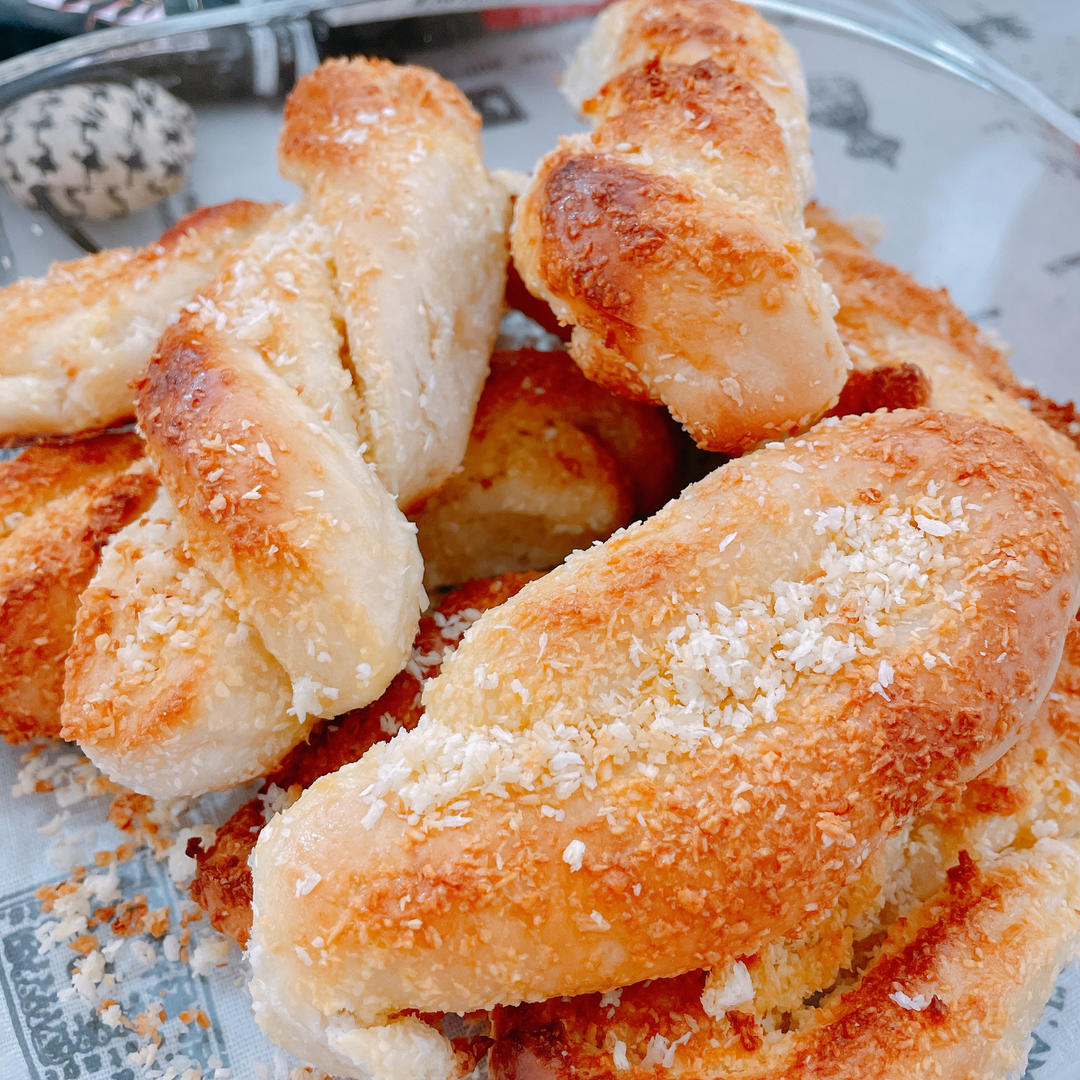 椰蓉面包（零失败简单又快手）