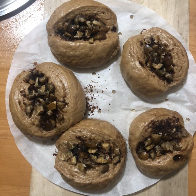 板栗红糖馒头