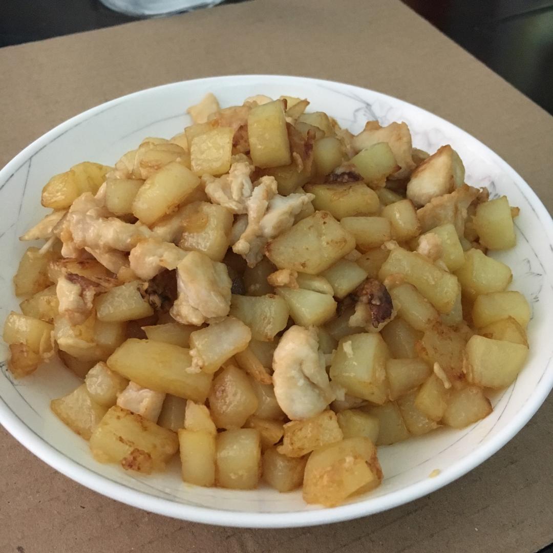 一道怎么做都好吃的干煎土豆鸡丁（红烧，咖喱，椒盐，孜然）