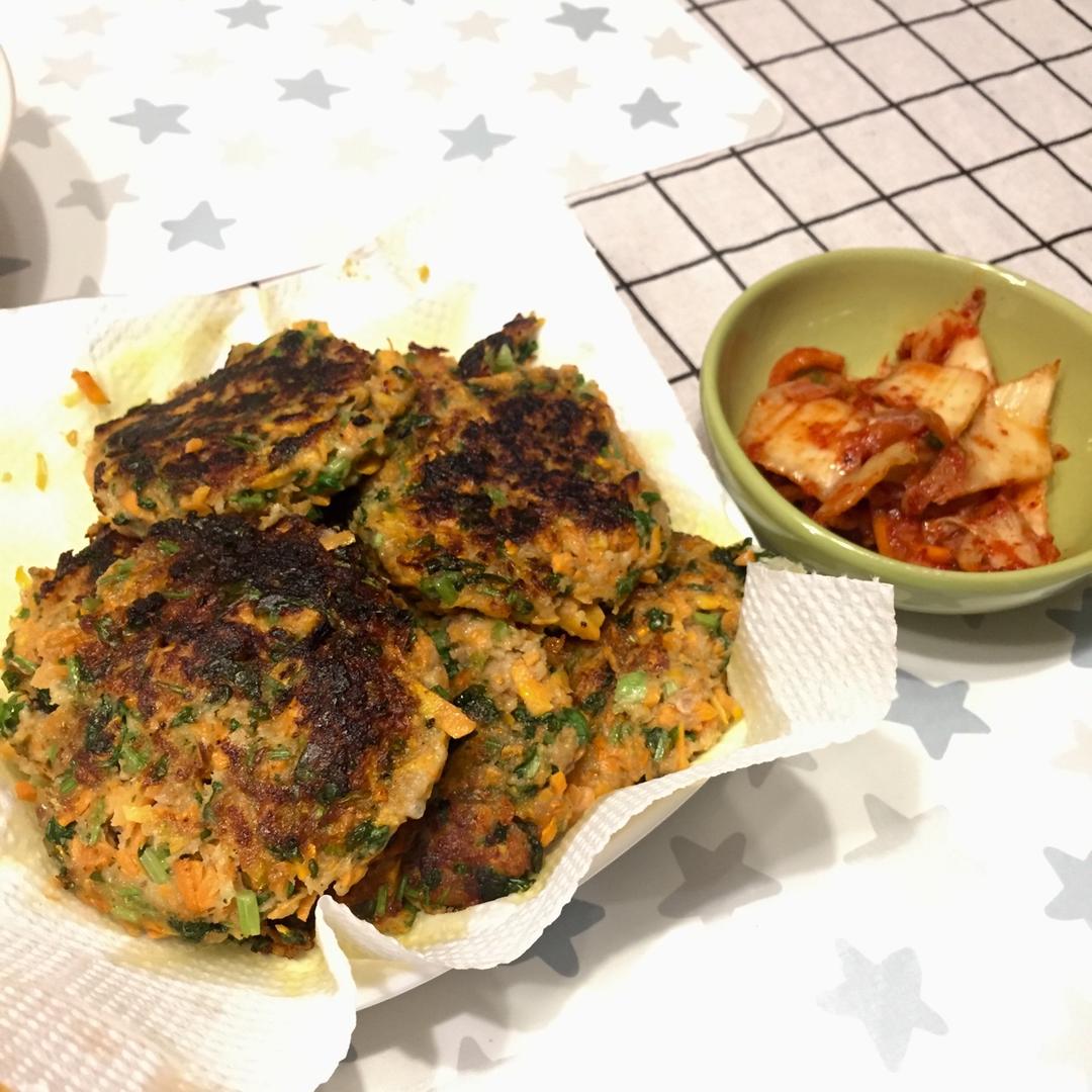 胡萝卜香菜素丸子