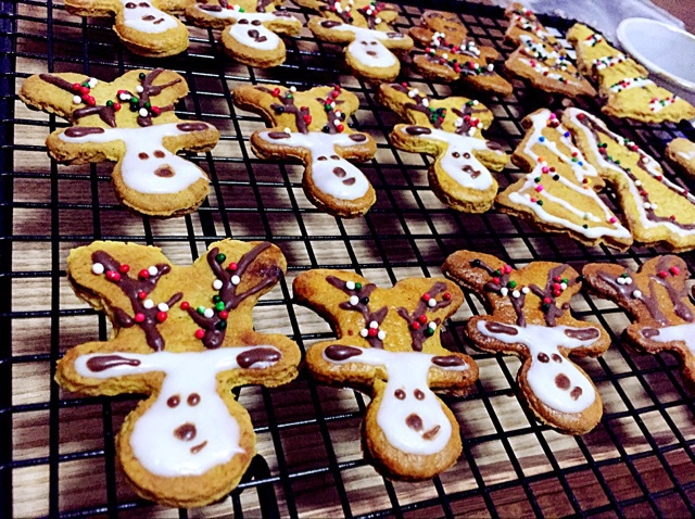 圣诞驯鹿姜饼