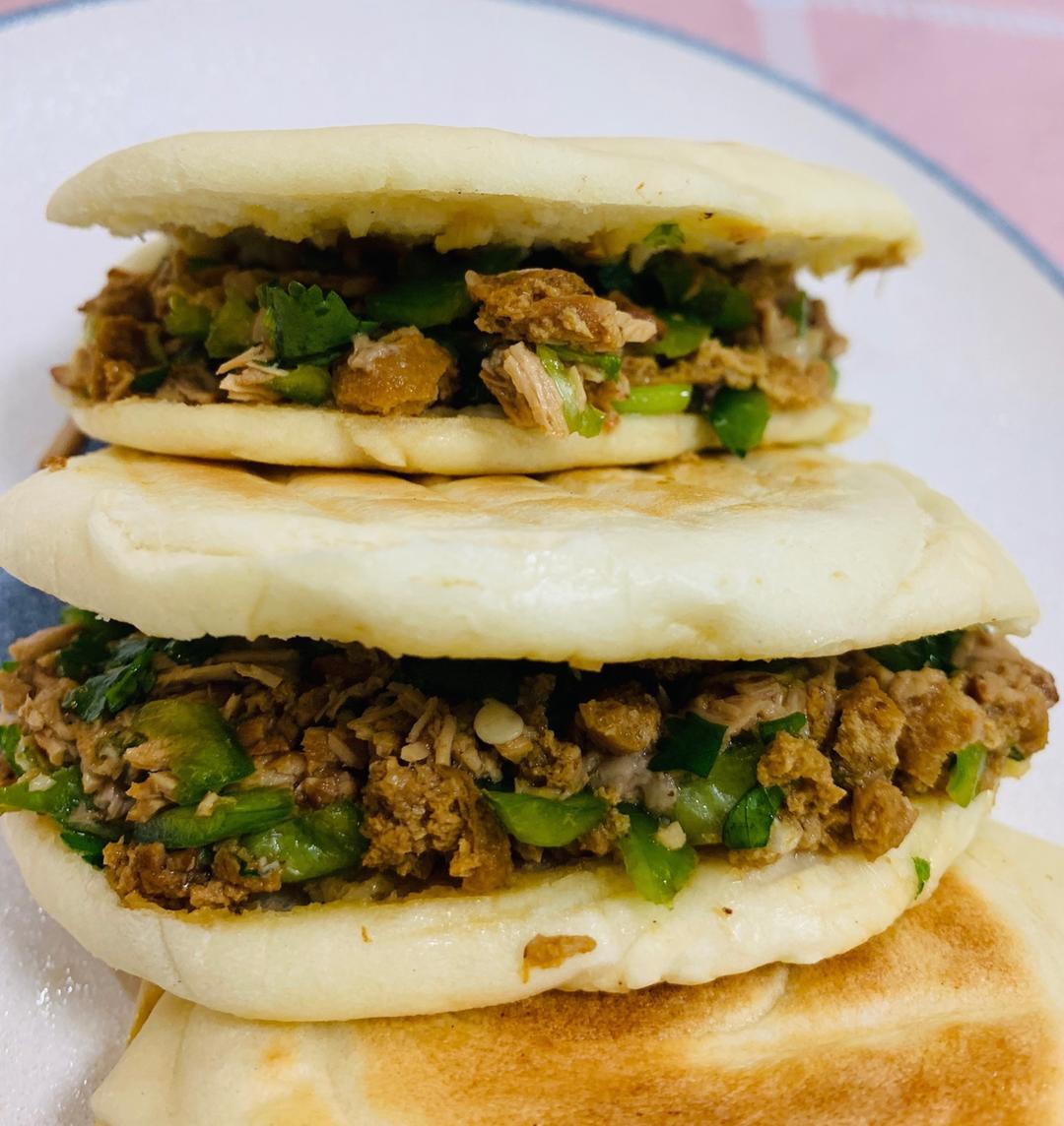 好吃到哭的家庭自制～肉夹馍（肉➕馍做法）的做法
