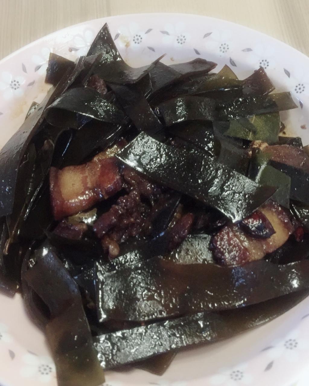 红烧肉炖海带