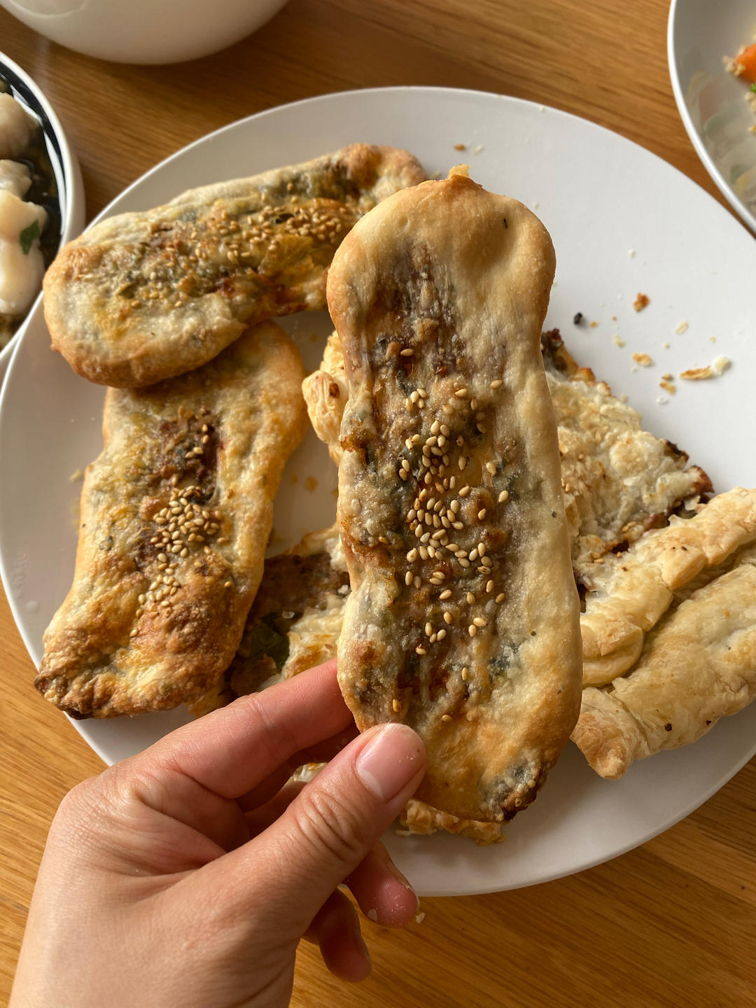 烤箱版鲜肉锅盔