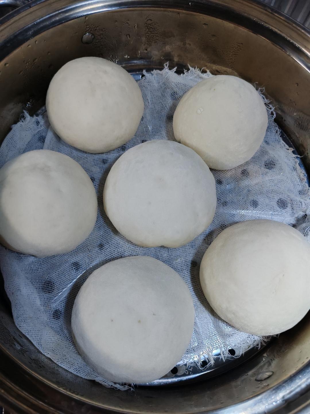 超好吃有豆豆的豆沙包，一次发酵（红豆包）