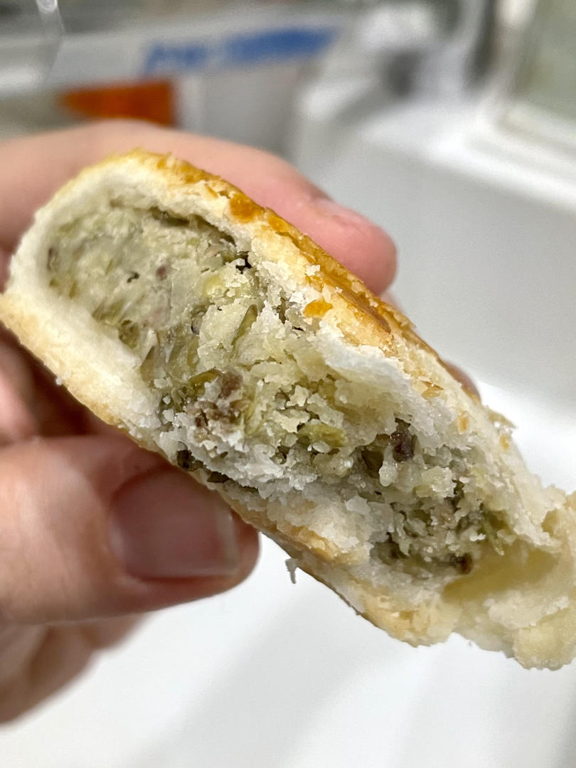 酥掉皮的《绿豆饼》玉米油/猪油烤箱版