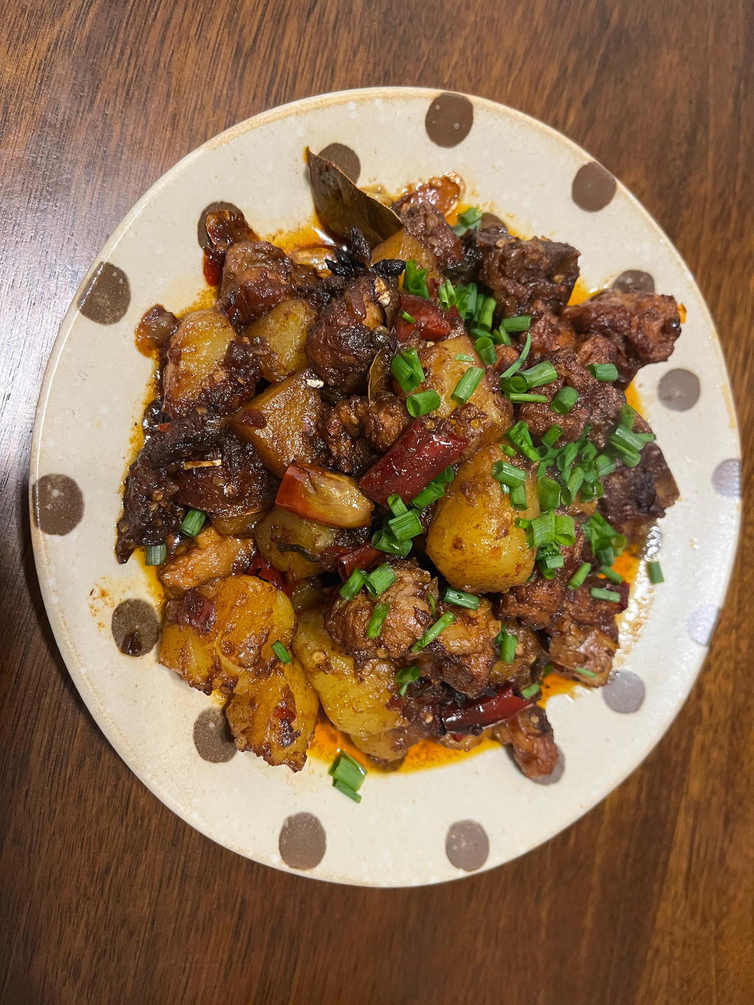 土豆炖排骨