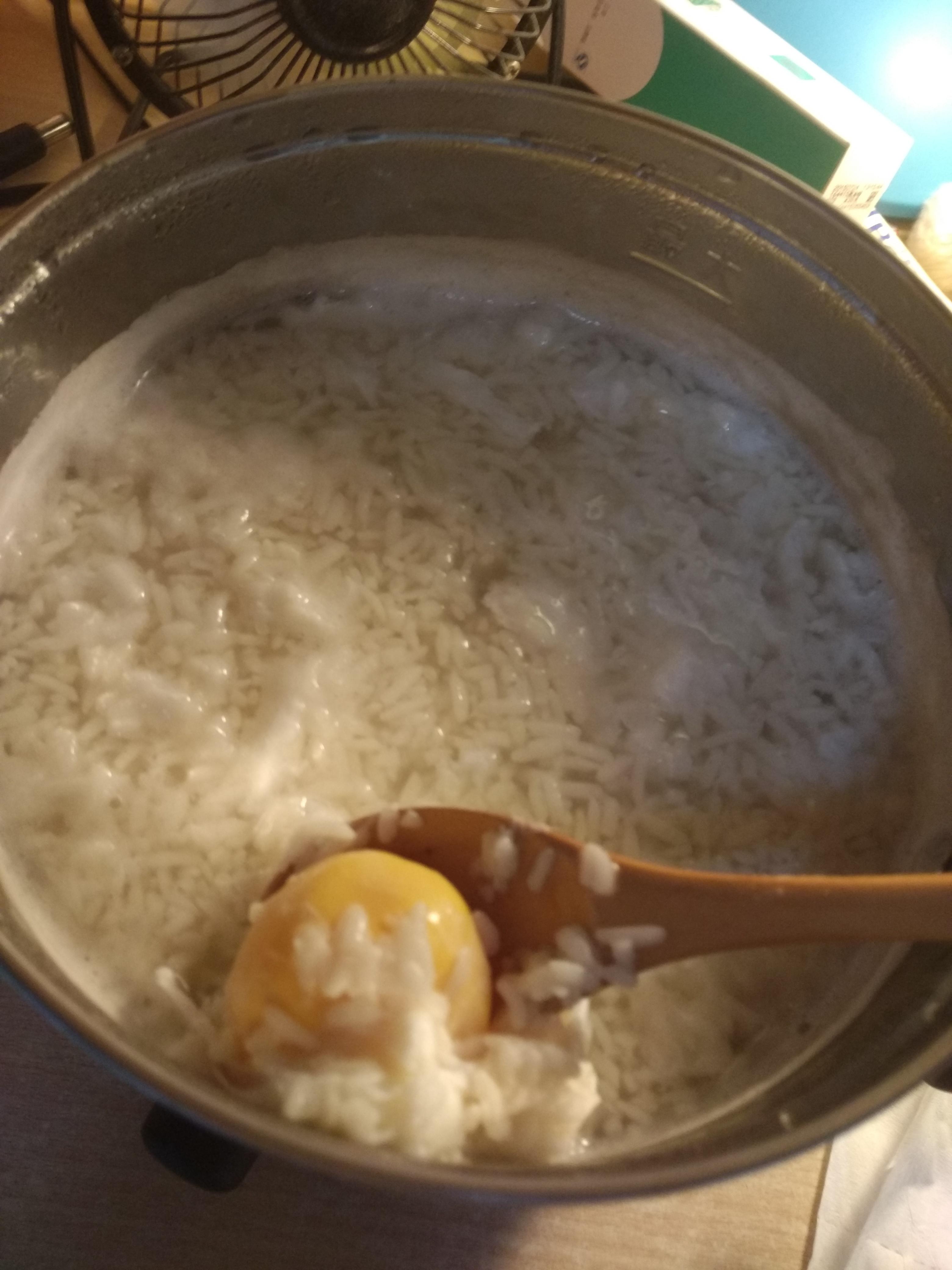 宿舍小电锅 酒酿蛋花汤的做法