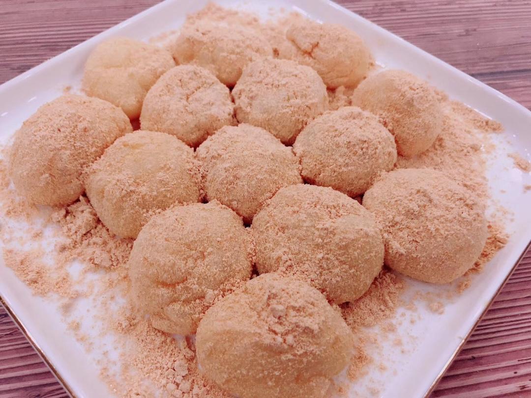 【超简单糯米小糍粑团子图片】霖霏宝妈_下厨房