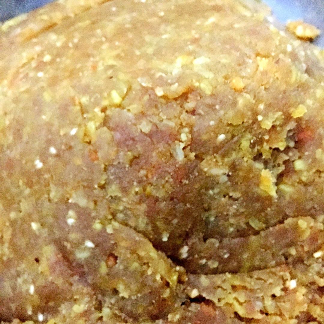 绿豆杏仁肉松馅月饼