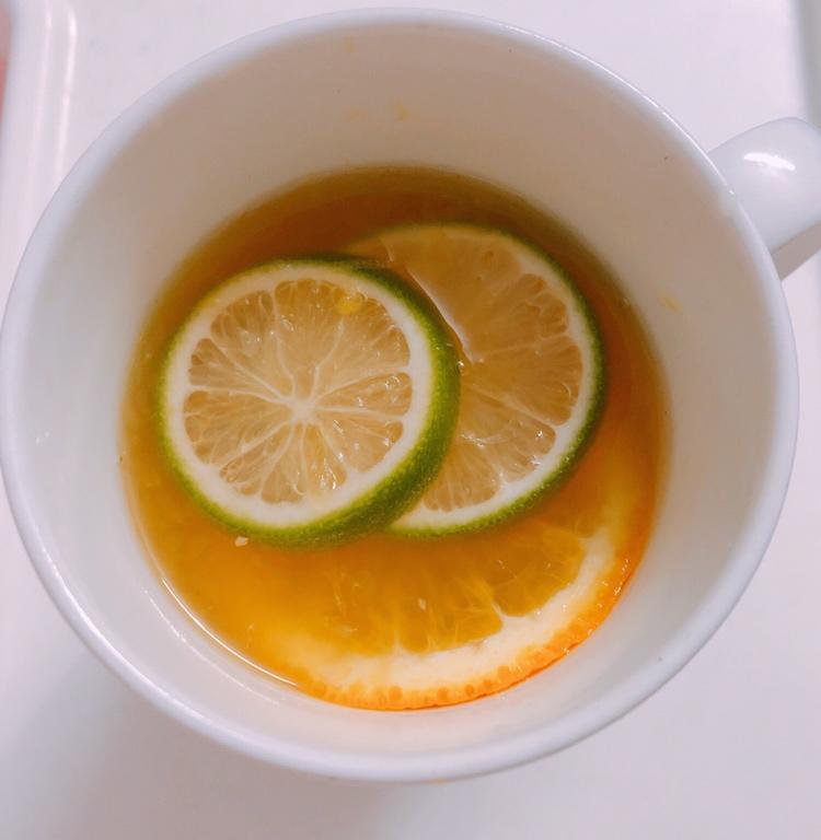 橙子茉莉冰茶（模仿霸气橙子）