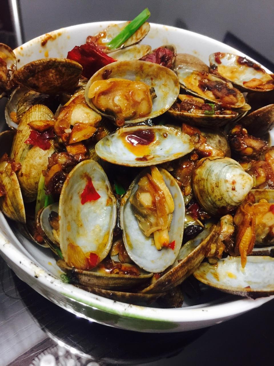 赛过大排档的爆炒花蛤