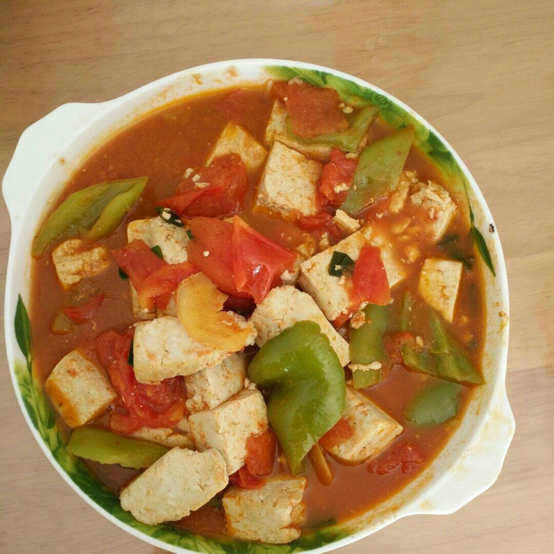 西红柿炒豆腐
