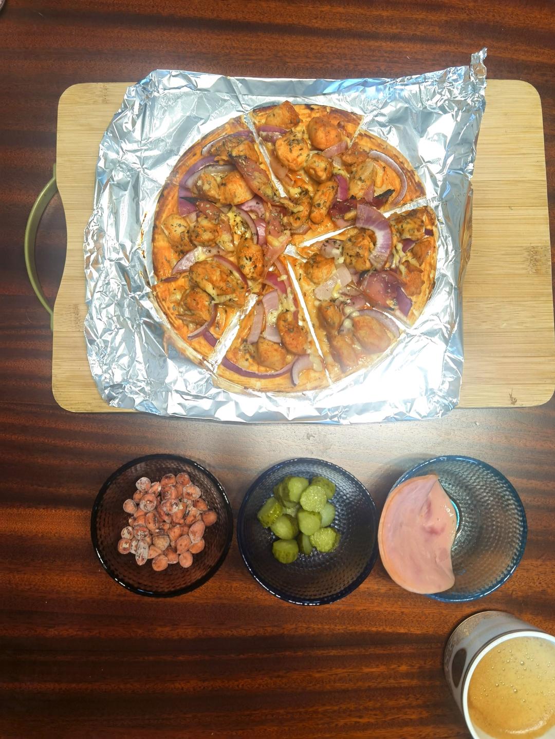 新奥尔良鸡肉pizza