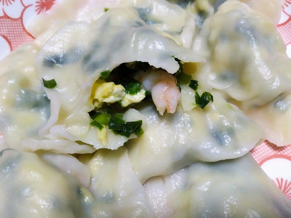 韭菜鸡蛋虾仁饺子（三人量）
