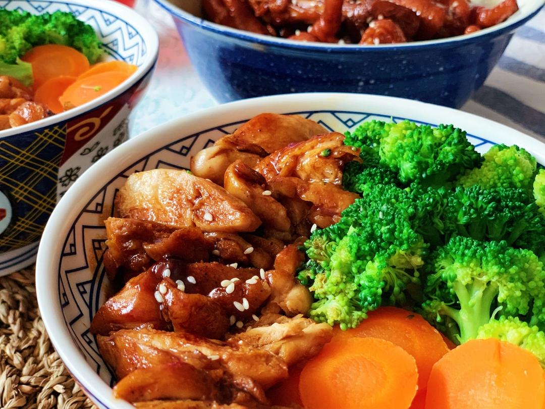 照烧鸡肉饭，不爱吃洋葱？可以这样搭配