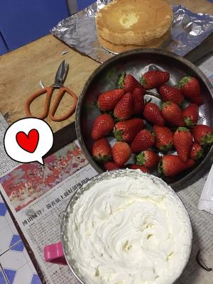 草莓蛋糕的做法 步骤1