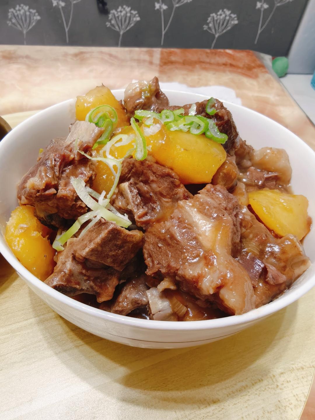 排骨土豆炖粉条