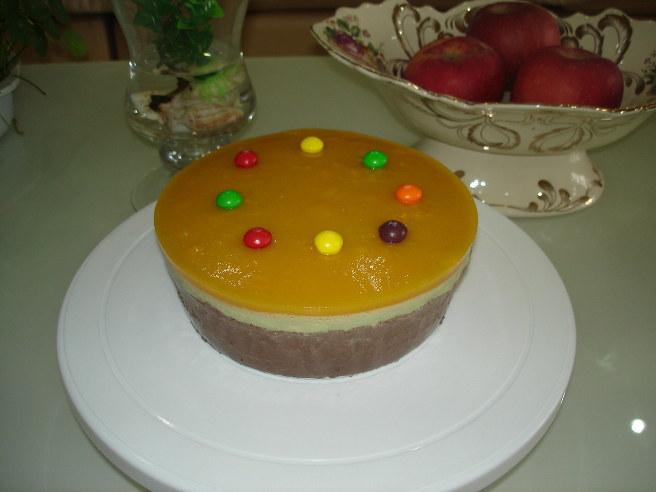 蜜桃冻芝士蛋糕