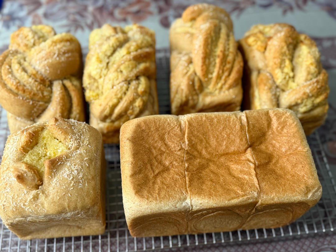 全麦吐司软到下腰🔥会发光❗这个配方绝了