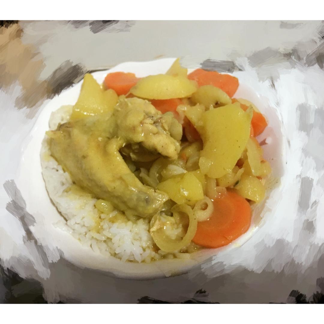 咖喱鸡饭