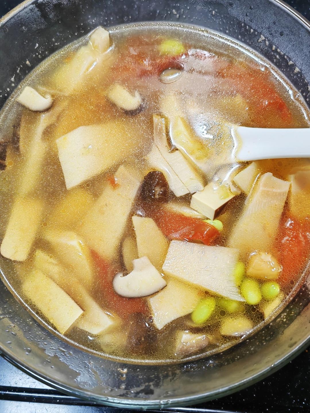 这么做的毛豆笋汤特别好喝