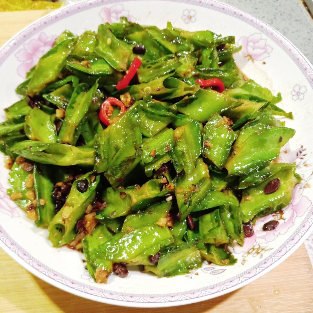 豆豉蒜泥炒龙豆