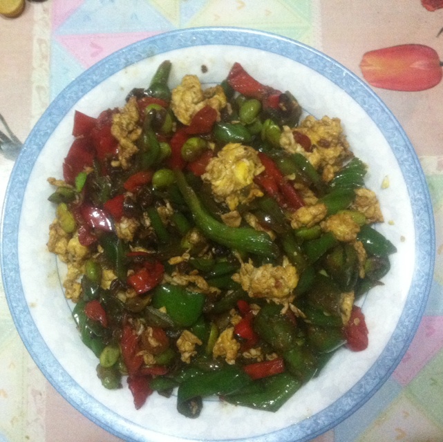青椒炒鸡蛋