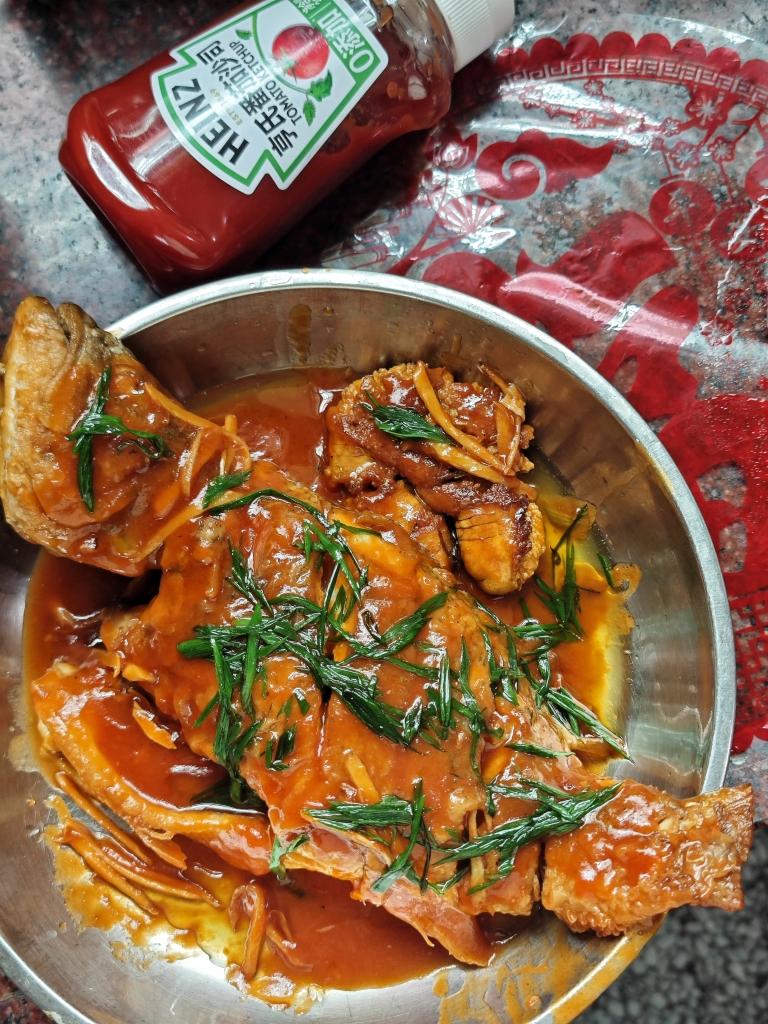 茄汁（糖醋）鲈鱼，年年有余！