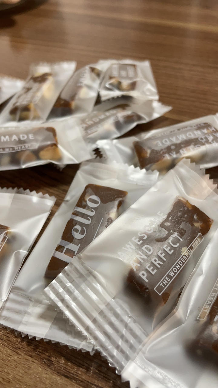 杏仁海盐/咖啡太妃硬糖-不粘牙