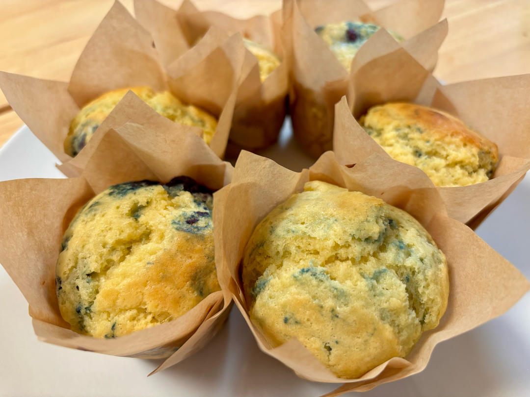 五招烤出一个蓬松湿软的空气玛芬蛋糕