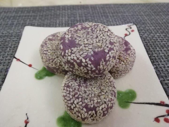 平底锅紫薯饼
