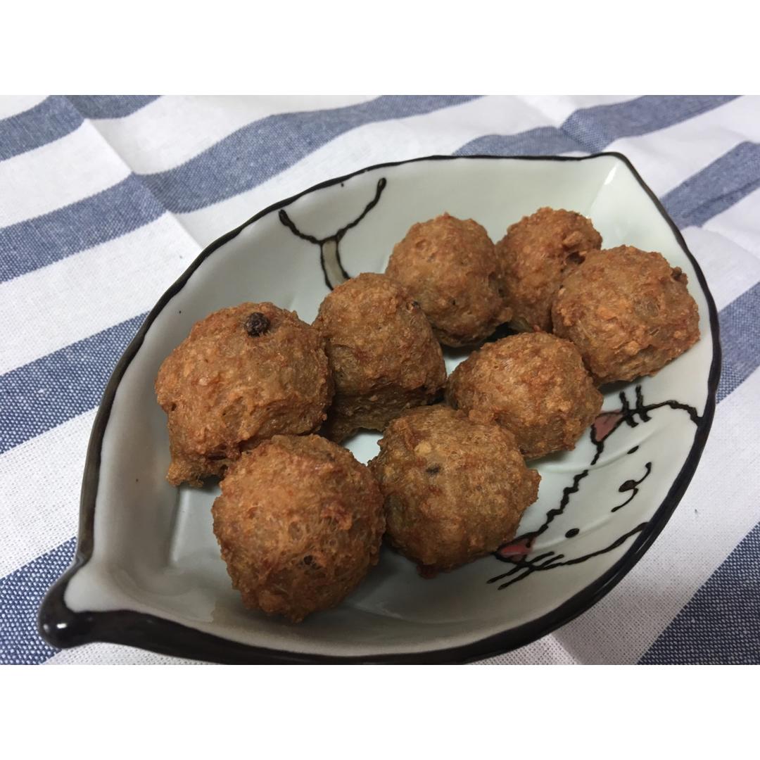 炸莲藕猪肉丸子-年味