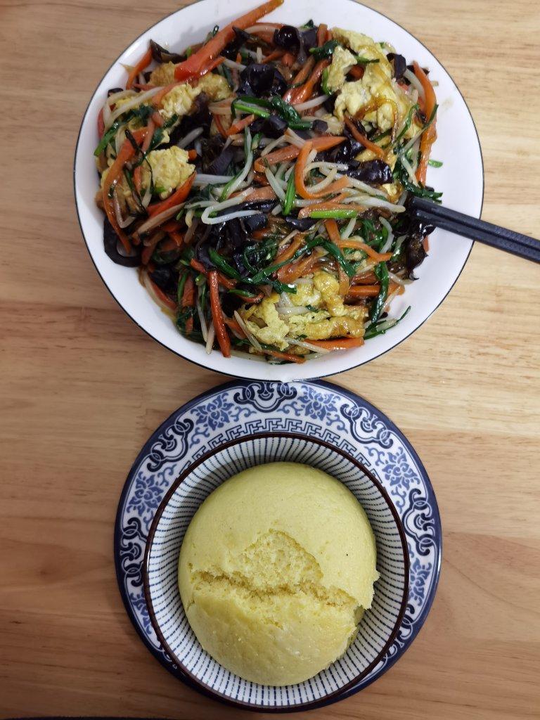 炒合菜～经典的拌饭菜，真的太香了
