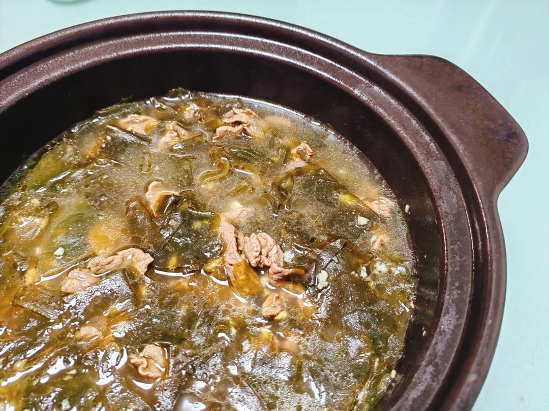 韩式牛肉海带汤