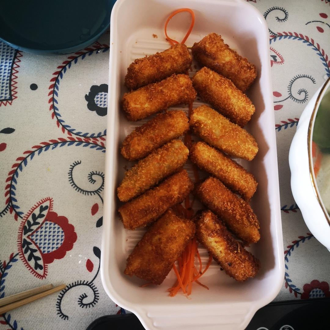 炮竹声声迎新年（鲜虾春卷）