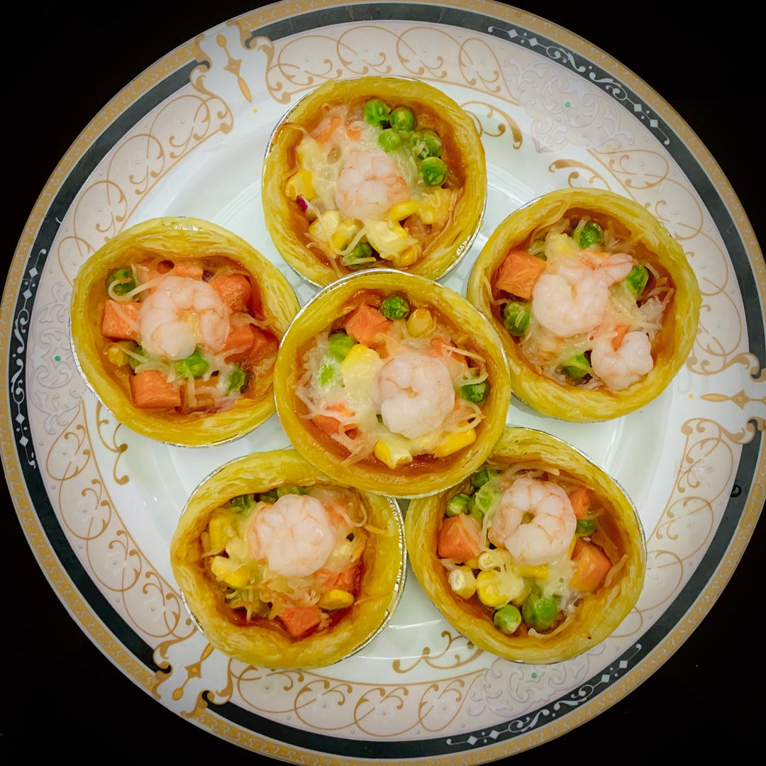 超简单迷你小披萨(蛋挞皮)