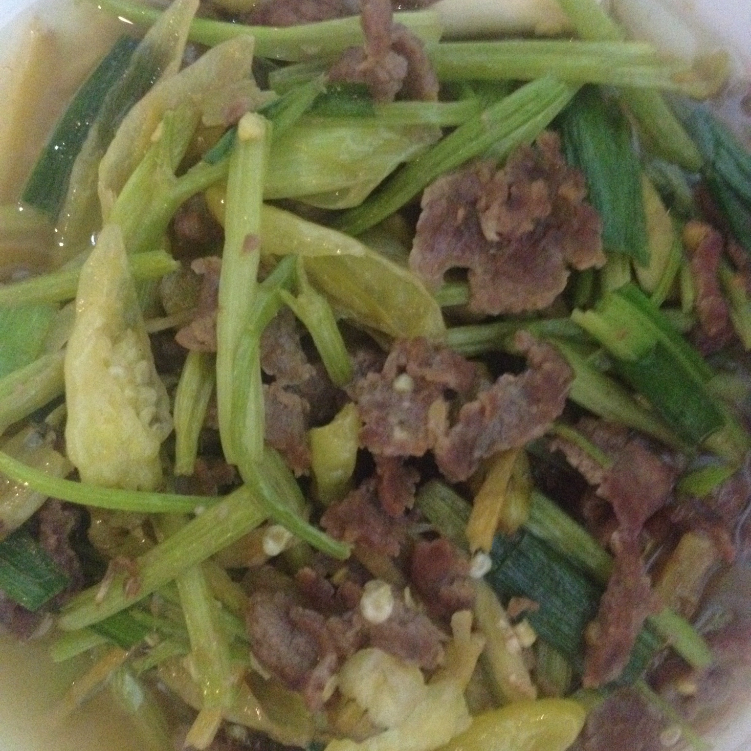 芹菜炒牛肉