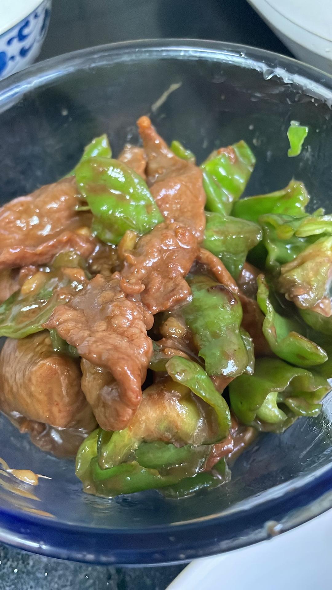 青椒炒牛肉片